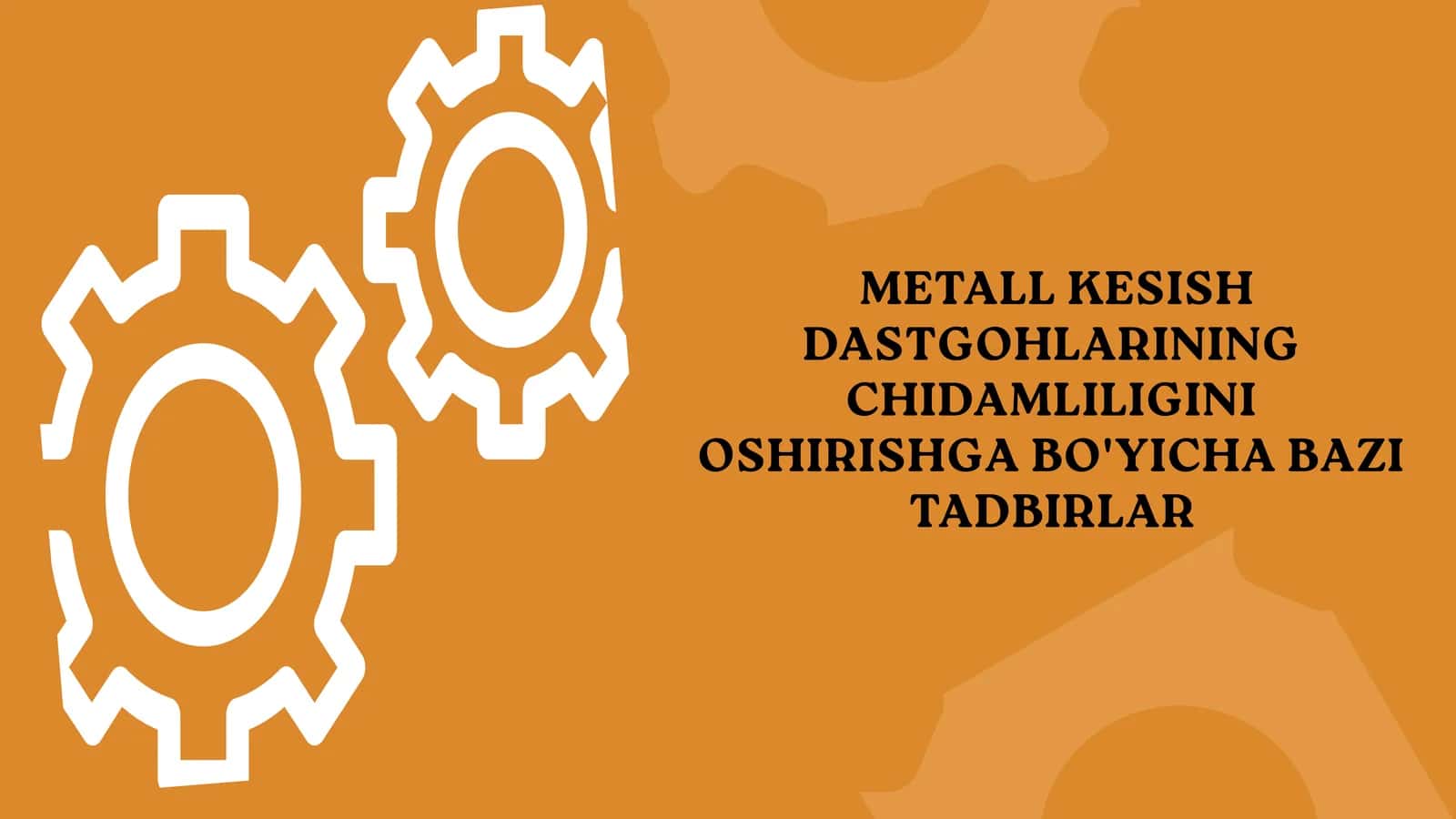 Metall kesish dastgohlari 1