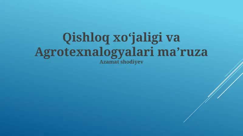 Agrotexnologiyalar 1
