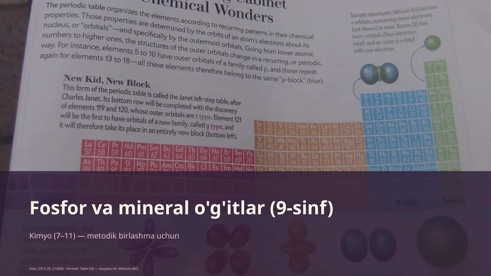 Fosfor va mineral o'g'itlar (9-sinf) 1