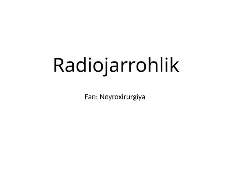 Radiojarrohlik 1