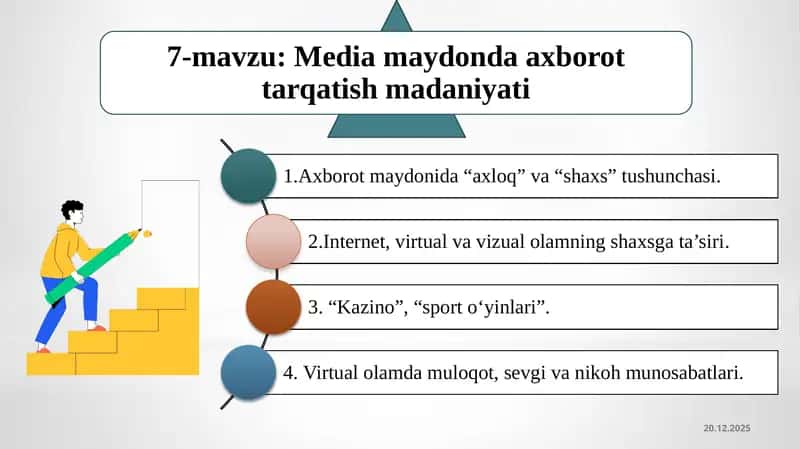 Media maydonda axborot tarqatish madaniyati 1