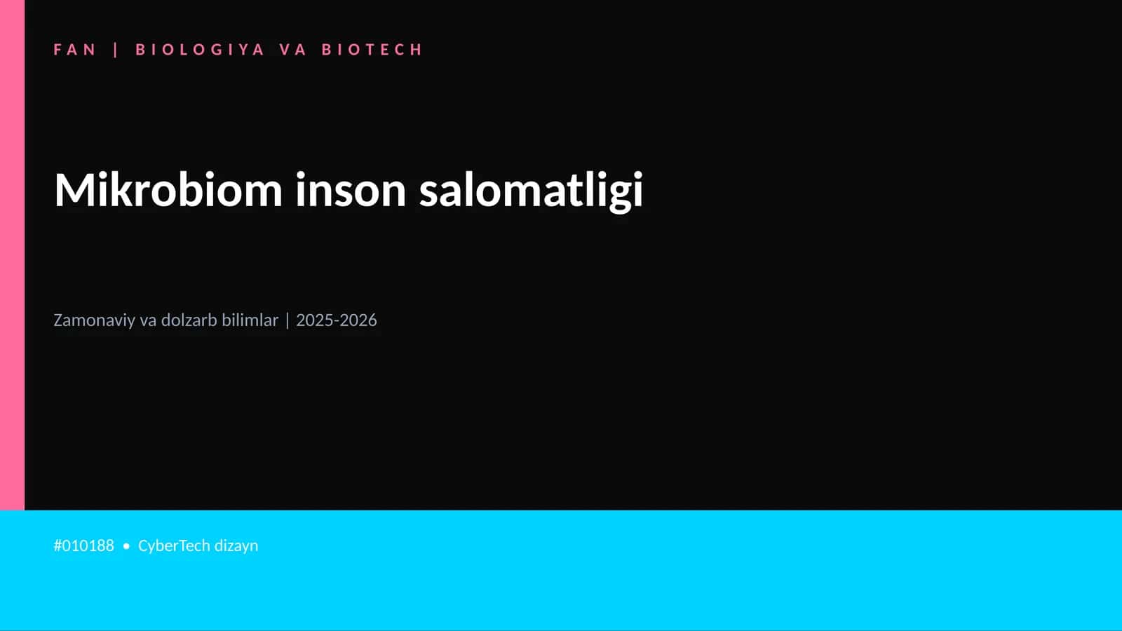 Mikrobiom inson salomatligi 1