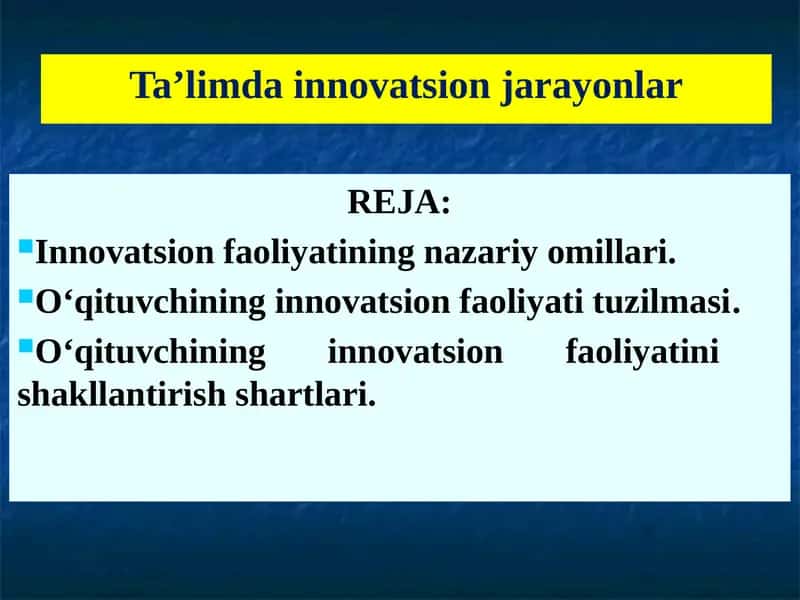Pedagogika nazariyasi 1