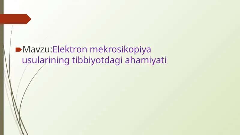 Elektron mekrosikopiya usularining tibbiyotdagi ahamiyati 1