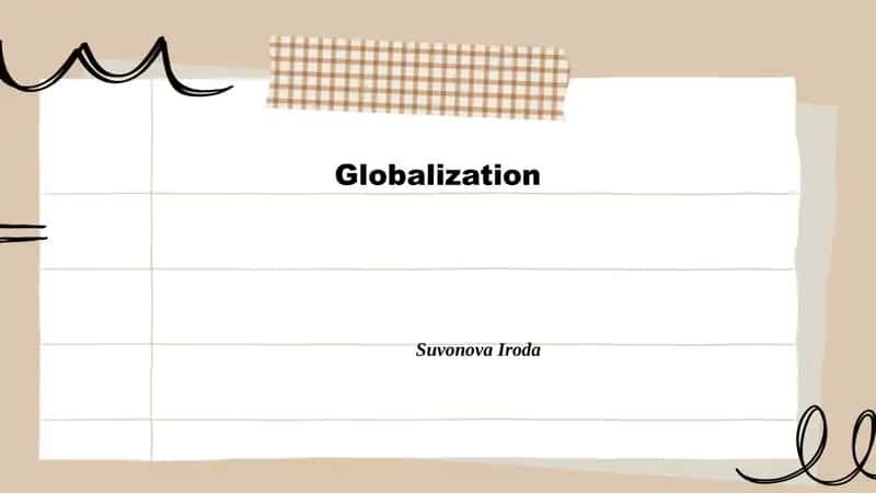 Globalization 1