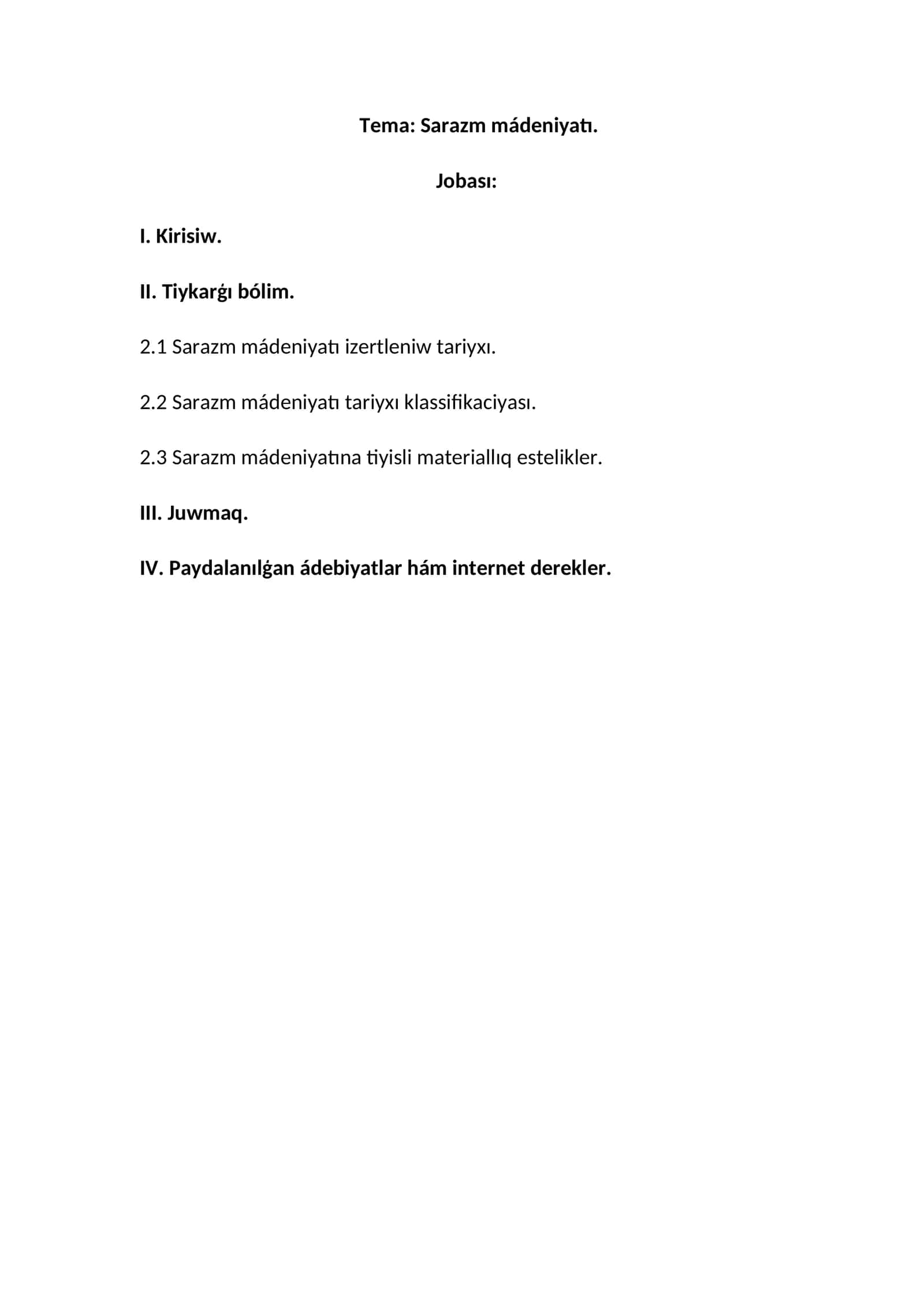 Sarazm mádeniyatı 1