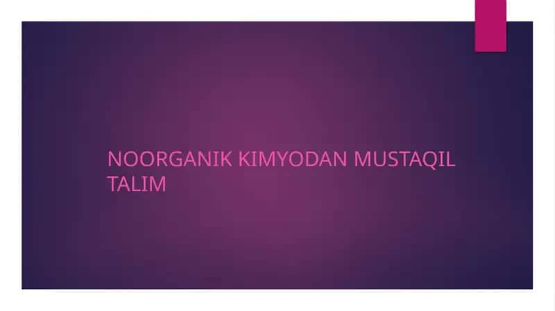 Kimyoviy bog‘lanish hamda uning turlari 1