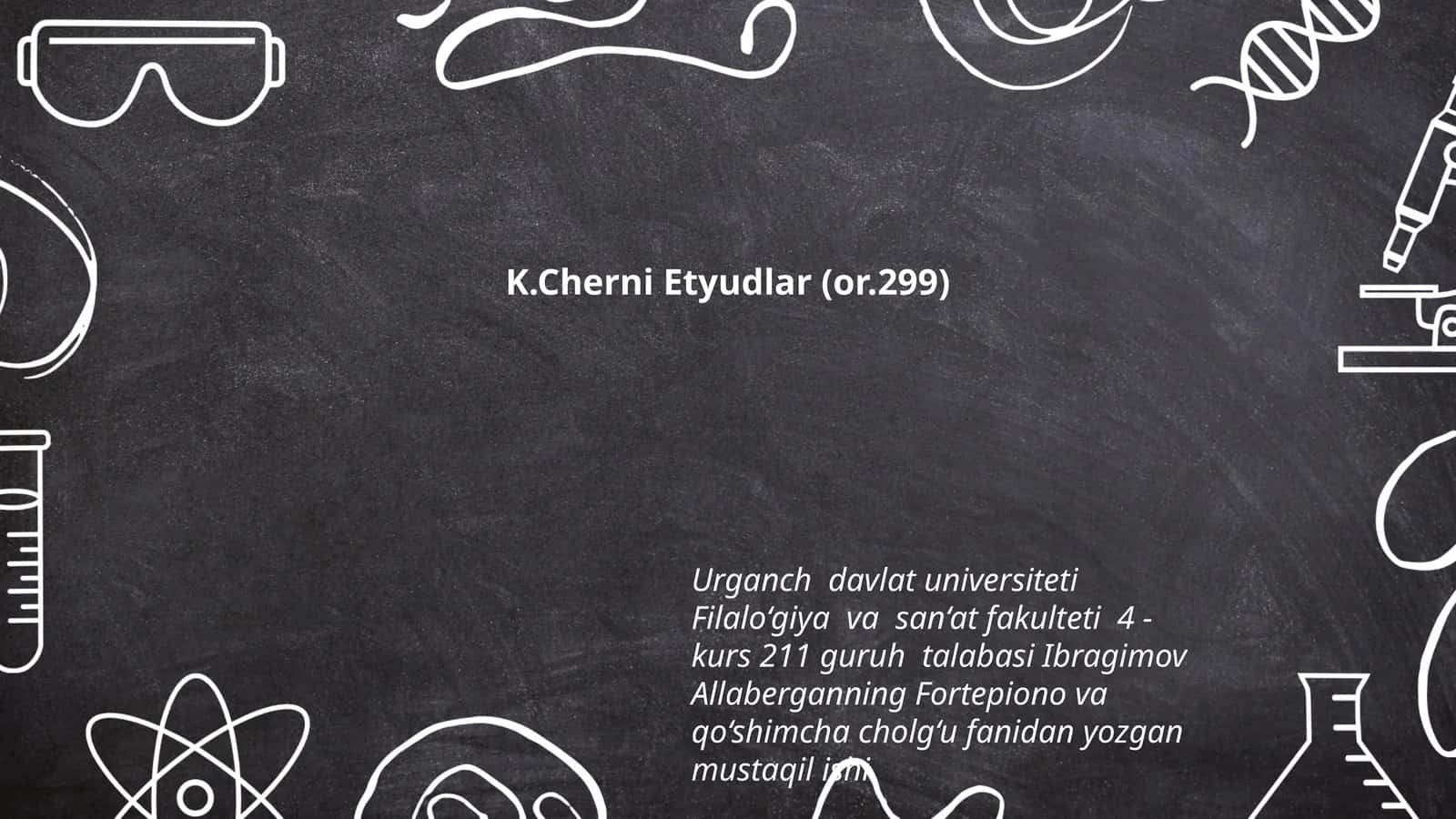 K.Cherni Etyudlar (or. 299) 1