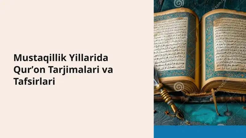 Qurʼon Tarjimalari va Tafsirlari 1