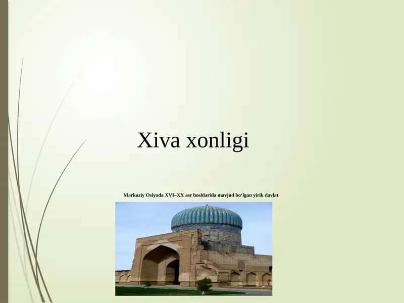 Xiva xonligi 1