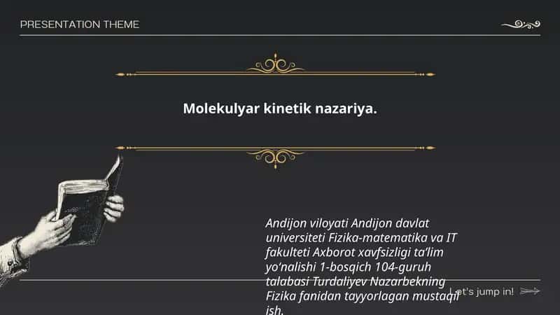 Molekulyar kinetik nazariya 1