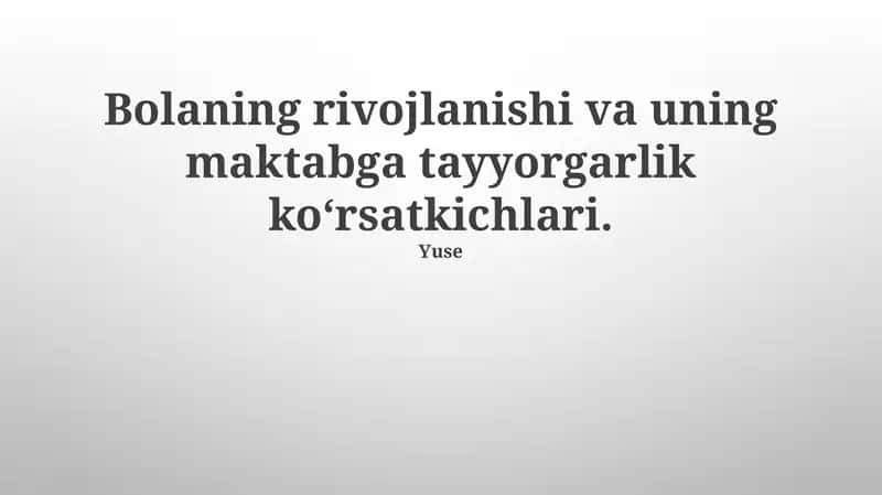 Til va muloqot ko'nikmalari 1