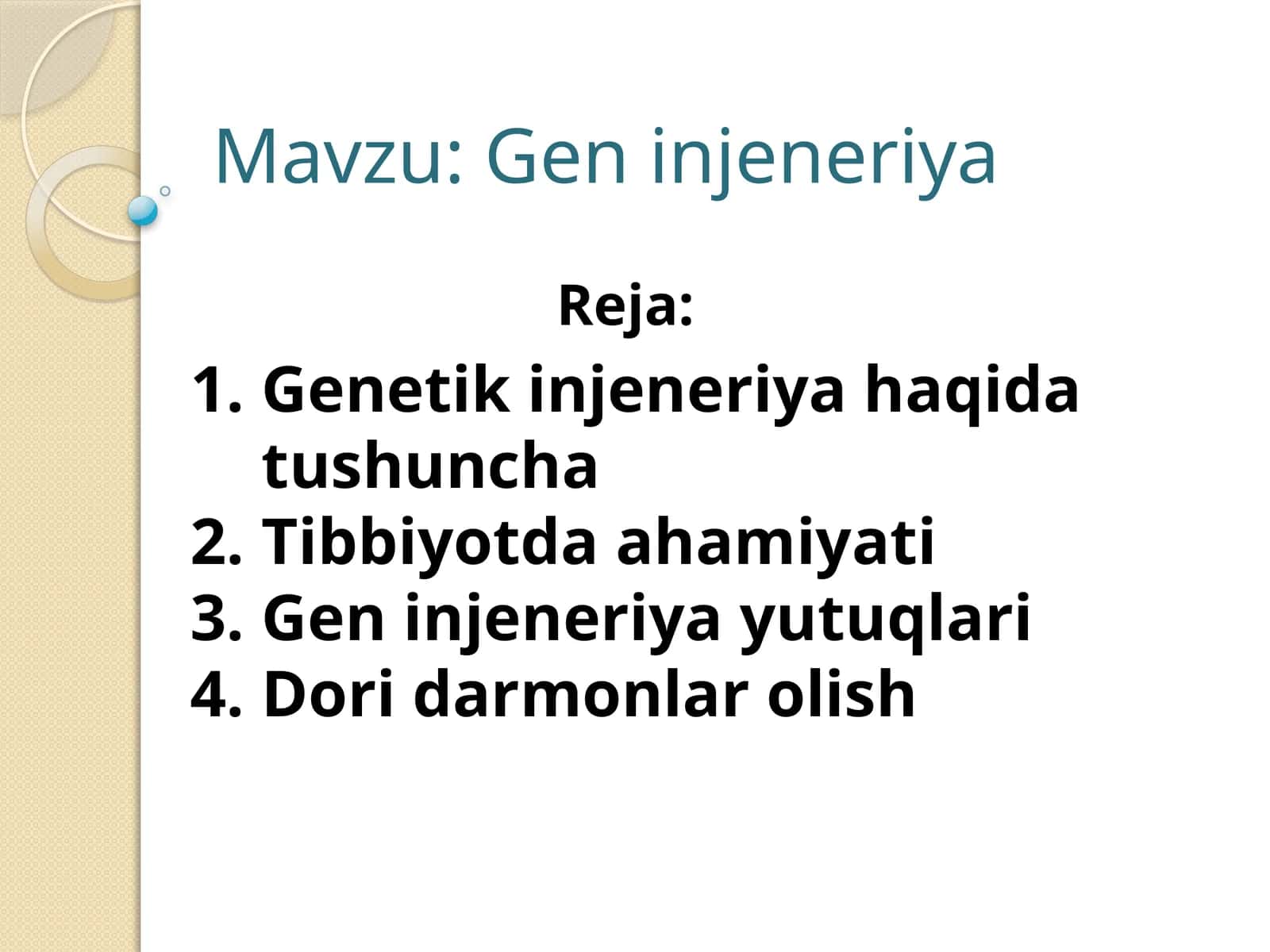 Gen injeneriya 1