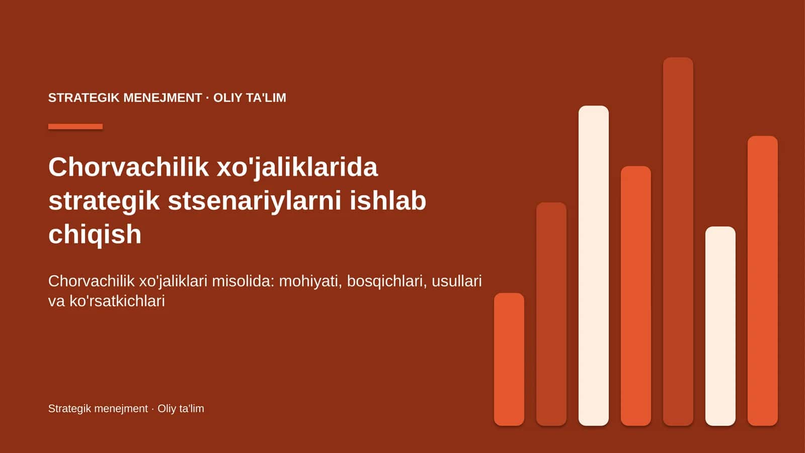 chorvachilik xo'jaliklarida strategik stsenariylarni ishlab chiqish 7464 1