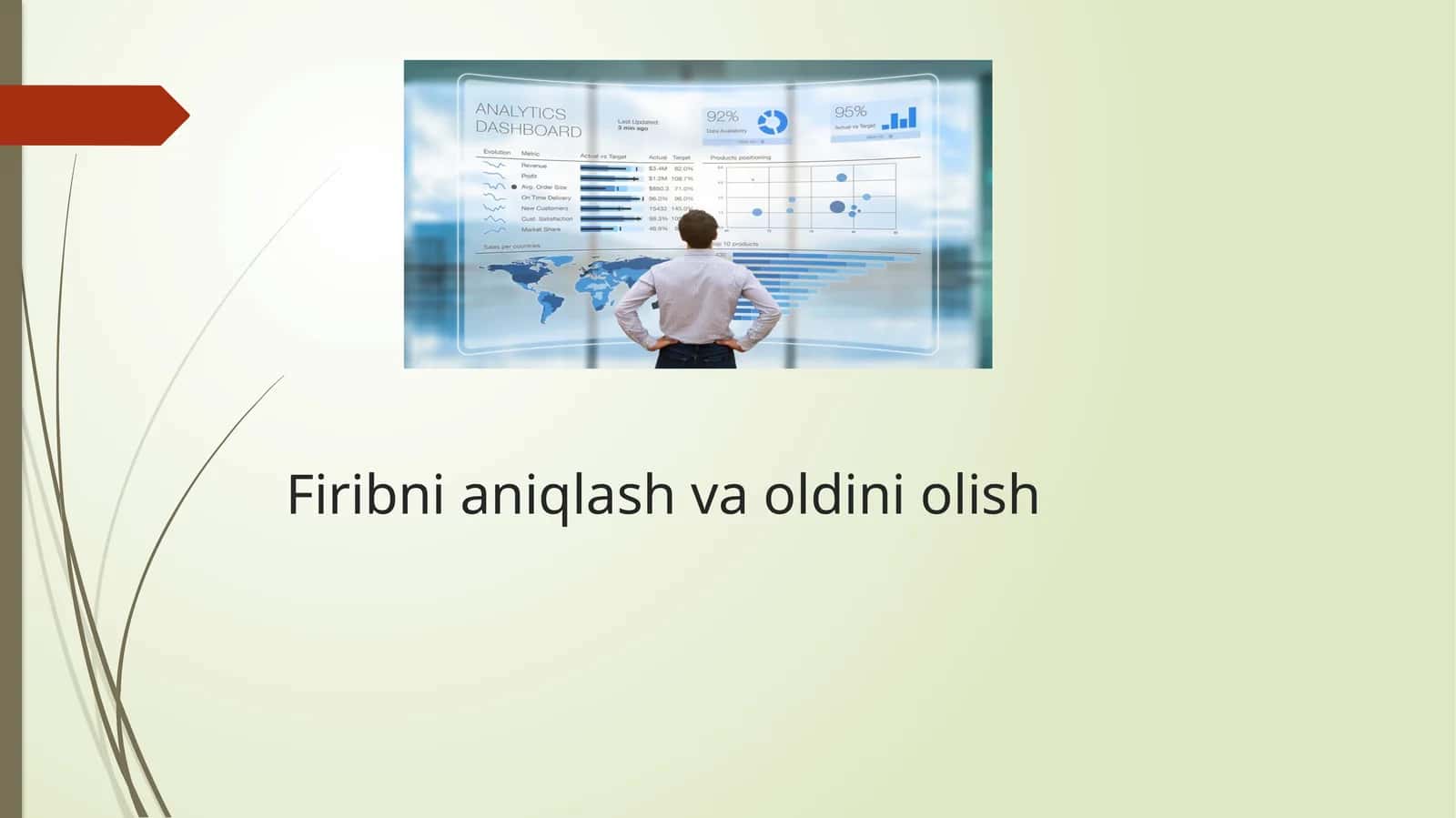 Firibni aniqlash va oldini olish 1