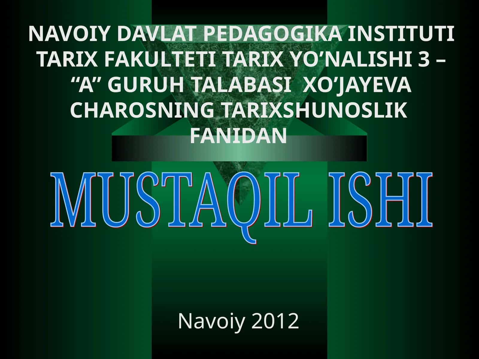 XVII-XIX ASRO’RTA OSIYO TARIXSHUNOSLIGI 1