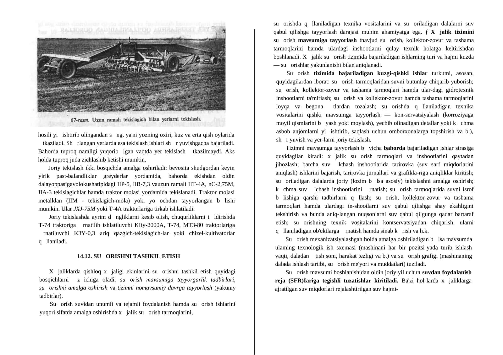 Joriy tekislash 1