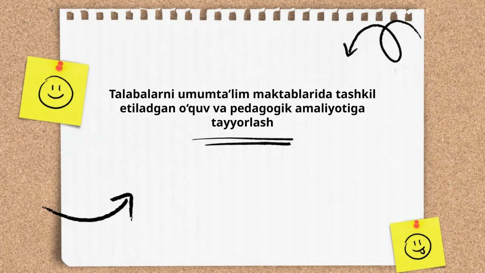 O‘quv va pedagogik amaliyotiga tayyorlash 1