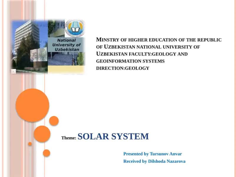 SOLAR SYSTEM 1