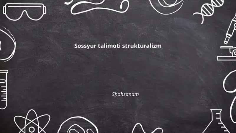 Saussure til nazariyasi 1