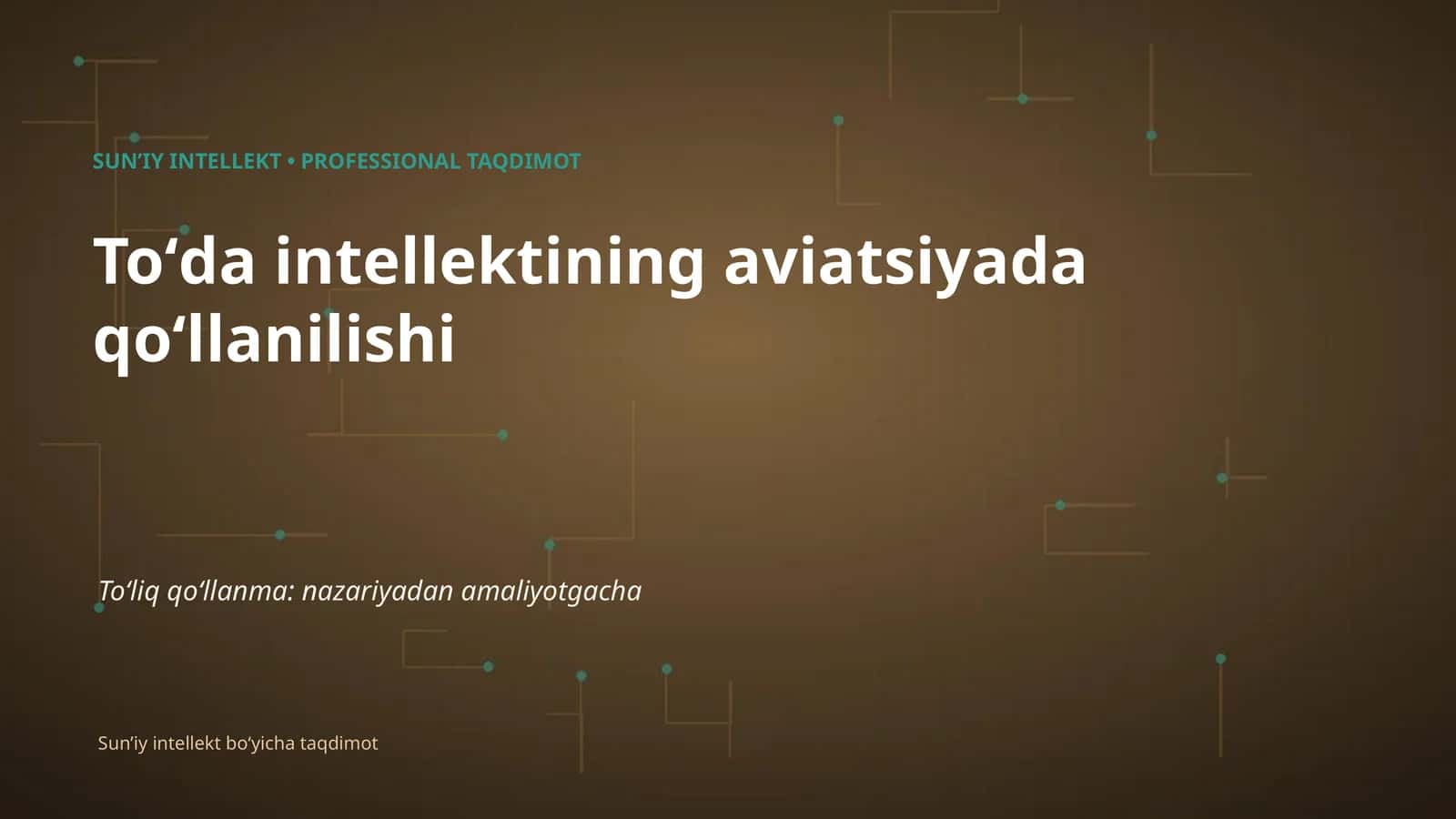 Toʻda intellektining aviatsiyada qoʻllanilishi 1