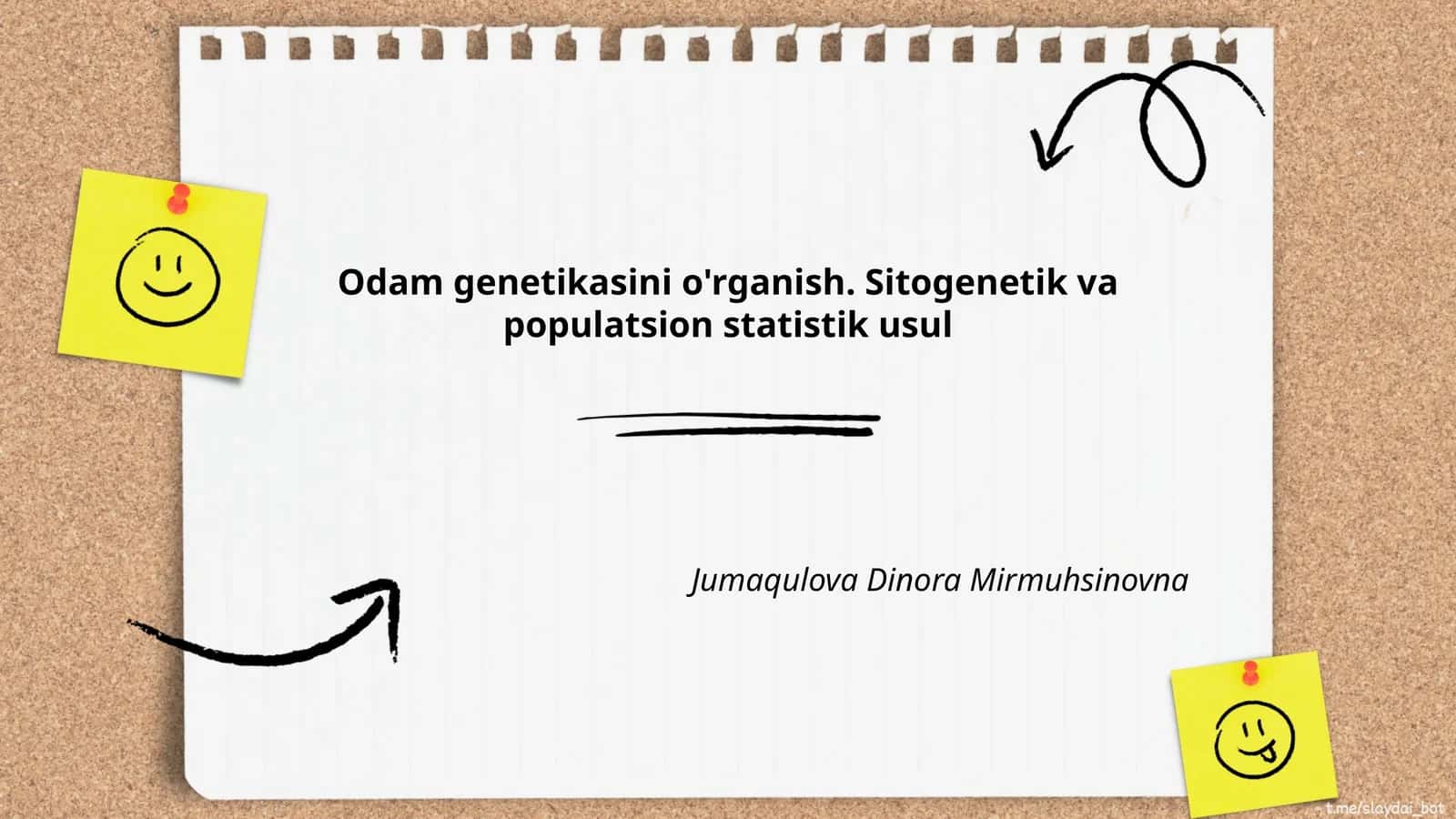 Odamlar genetikasi 1