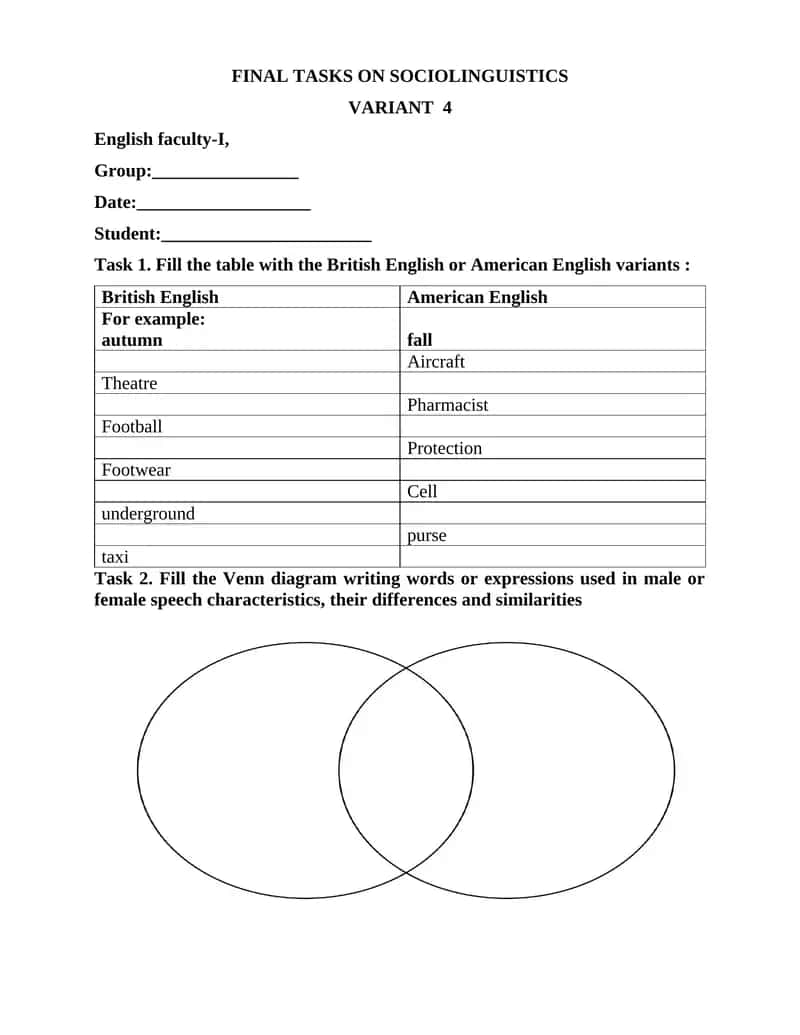 FINAL TASKS ON SOCIOLINGUISTICS 1