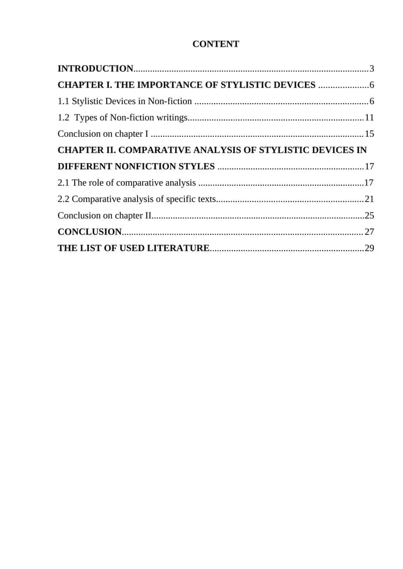 THЕ IMPORTANCE OF STYLISTIC DEVICES 1
