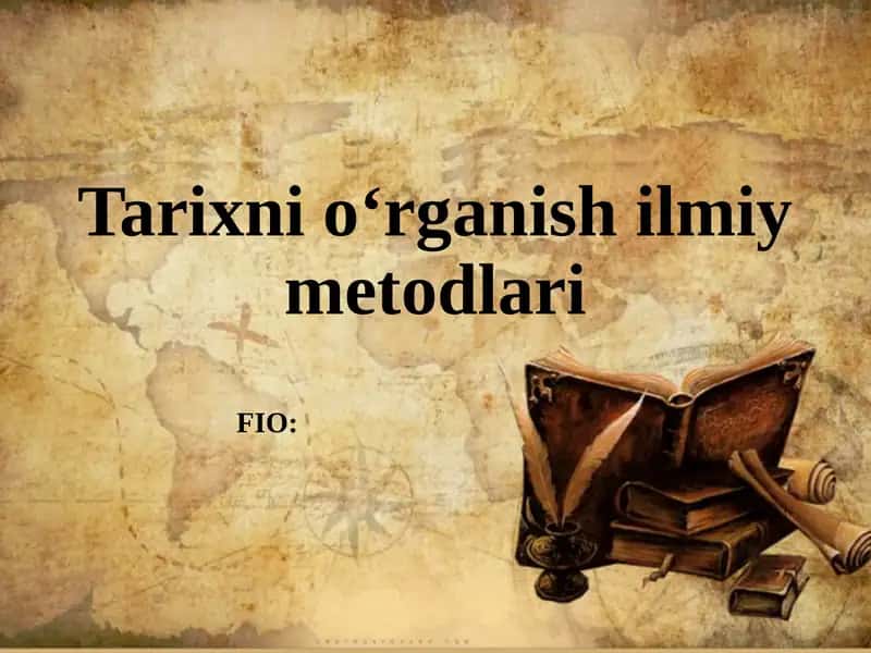 Tarixni oʻrganish ilmiy metodlaril 17 betdan iborat 1