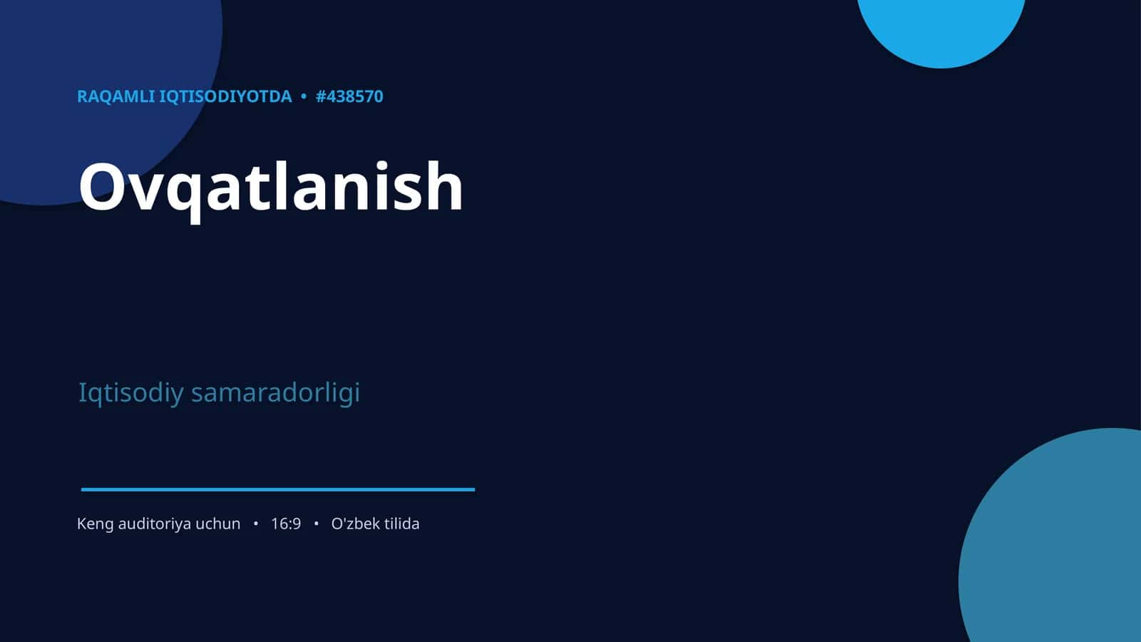 Ovqatlanish 1