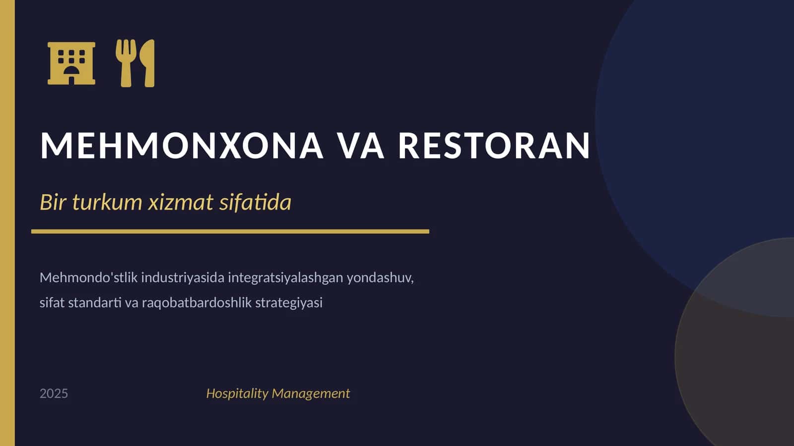 Mehmonxona va Restoran 1