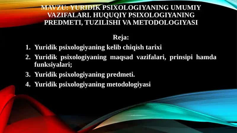 Yuridik Psixologiya 1