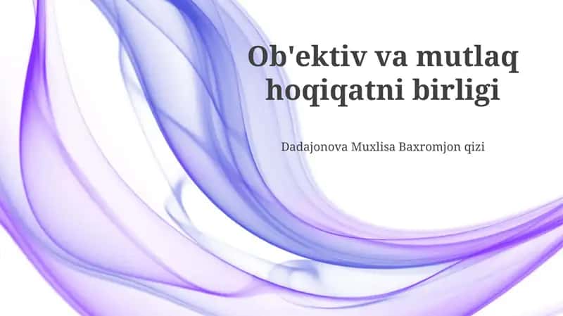 Falsafa va Haqiqat 1