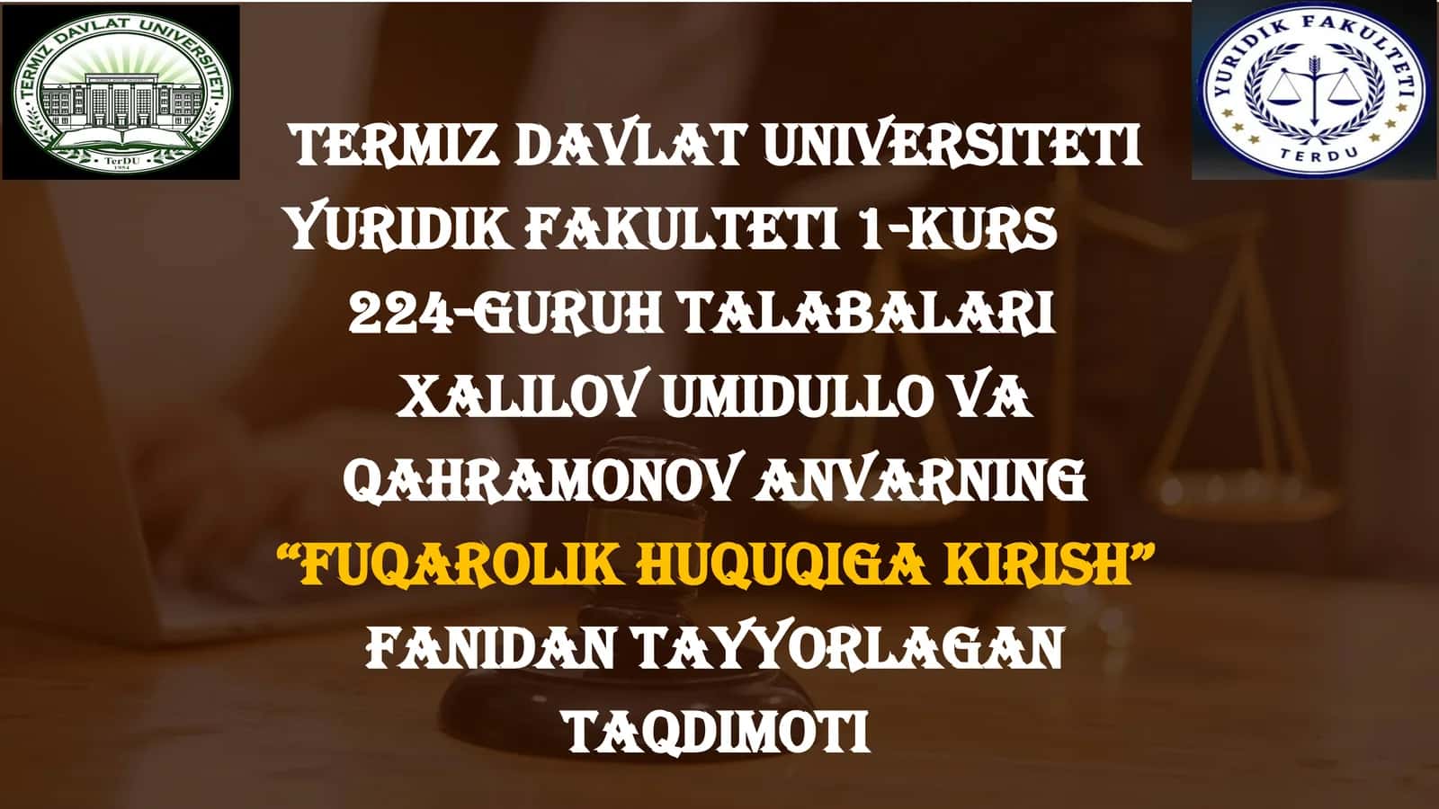 BITIMLARNING TURLARI, SHAKLLARI VA TUZILISHI 1