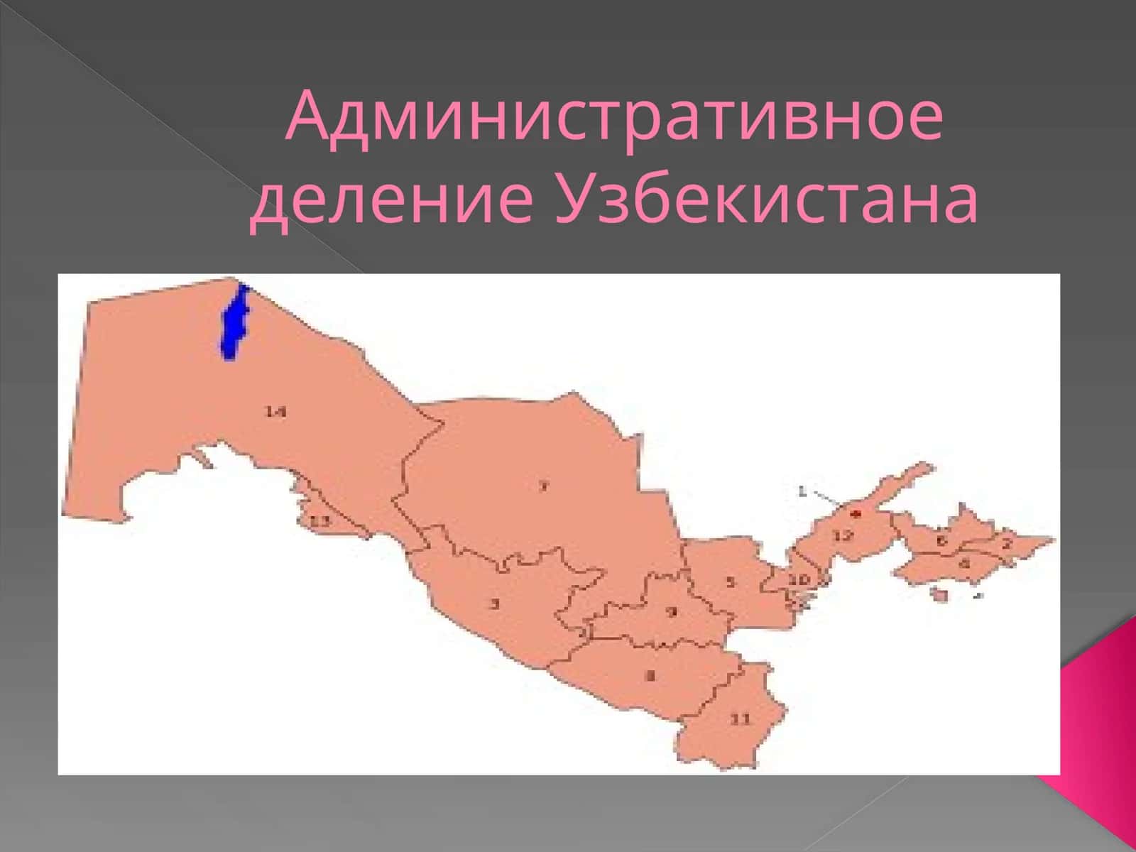 Административное деление Узбекистана 1