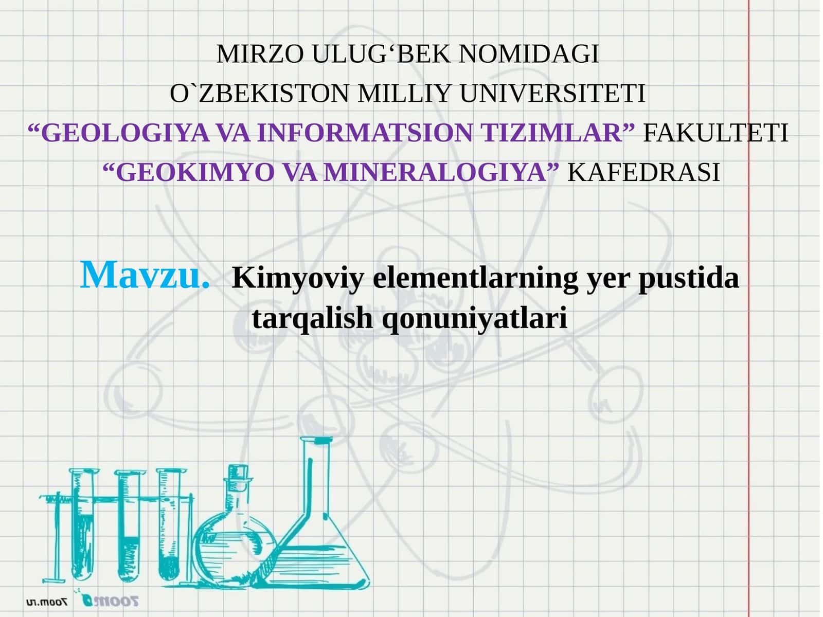 Kimyoviy elementlarning yer pusti datarqalishi qonuniyatlari 1