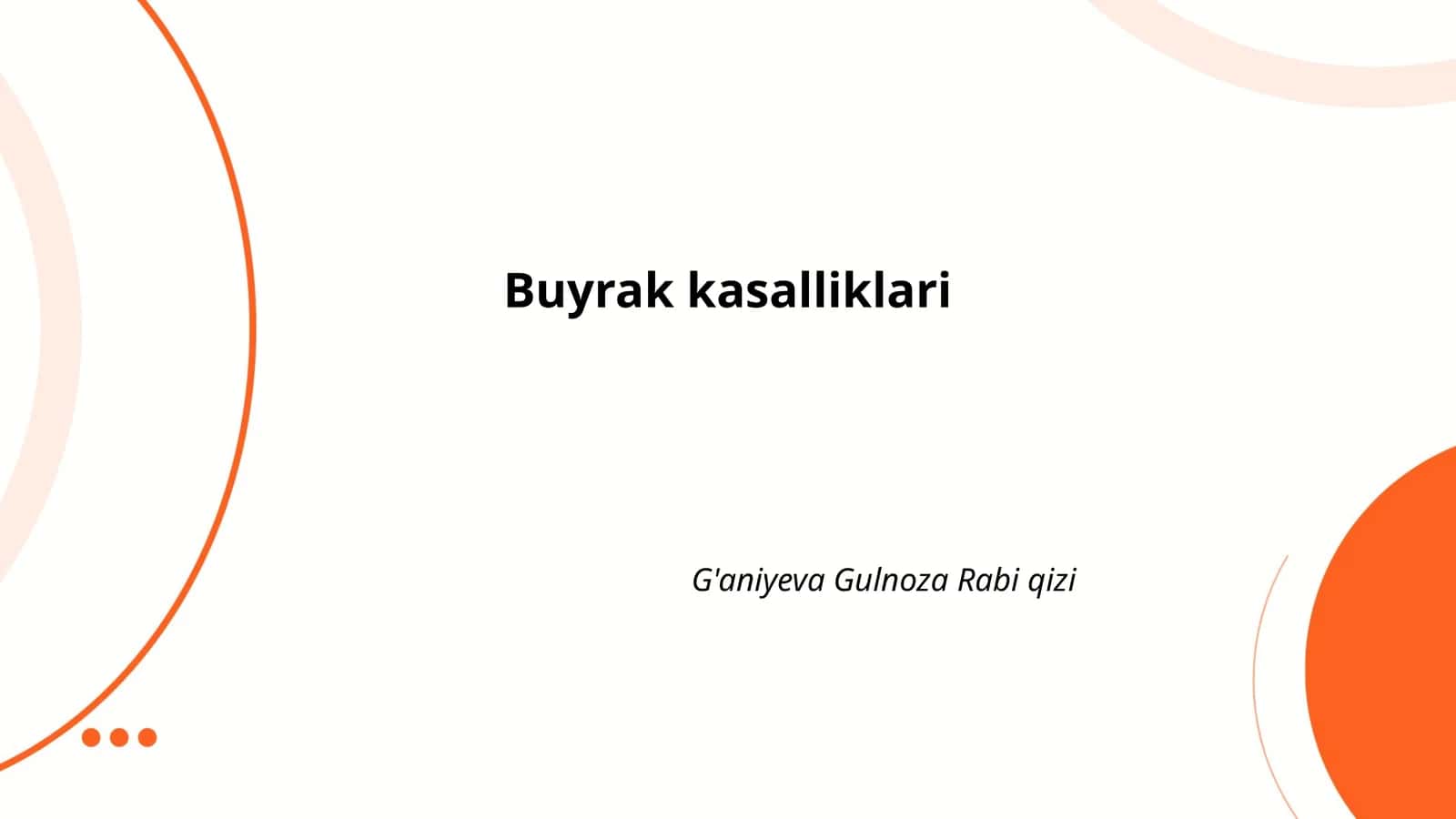 Buyrak kasalliklari 1