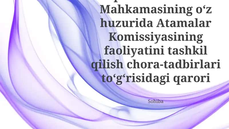 Terminologiya bo'yicha ishlar 1