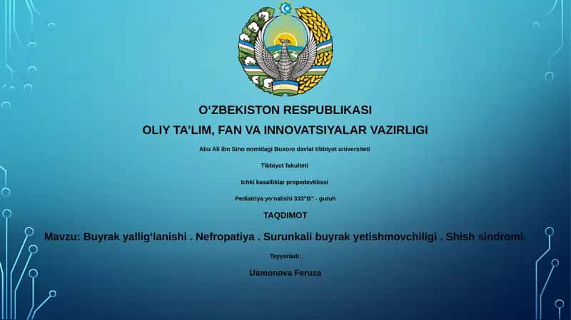 Ichki kasalliklar propedevtikasi 1