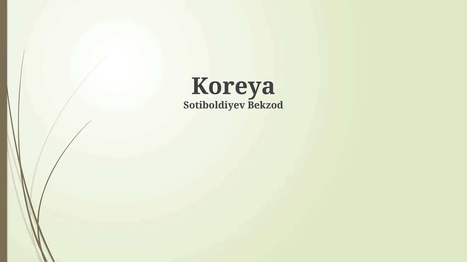 Koreya 1