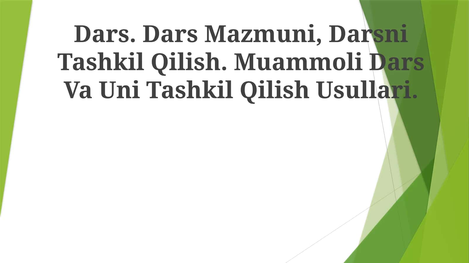 Dars Mazmuni 1