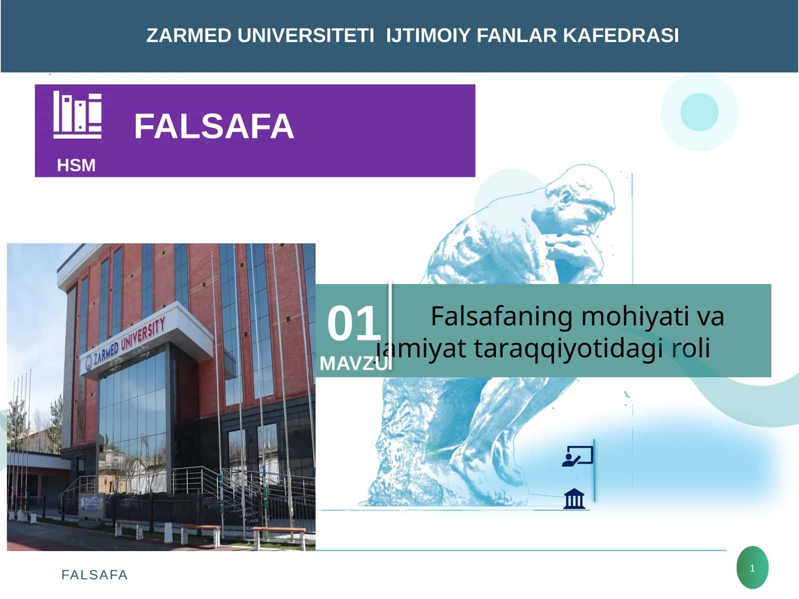 Falsafaning mohiyati 1