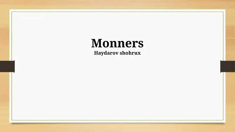 Monitors 1