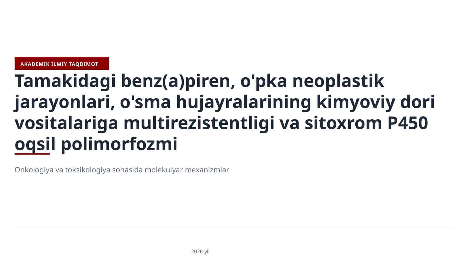 AKADEMIK ILMIY TAQDIMOT 1