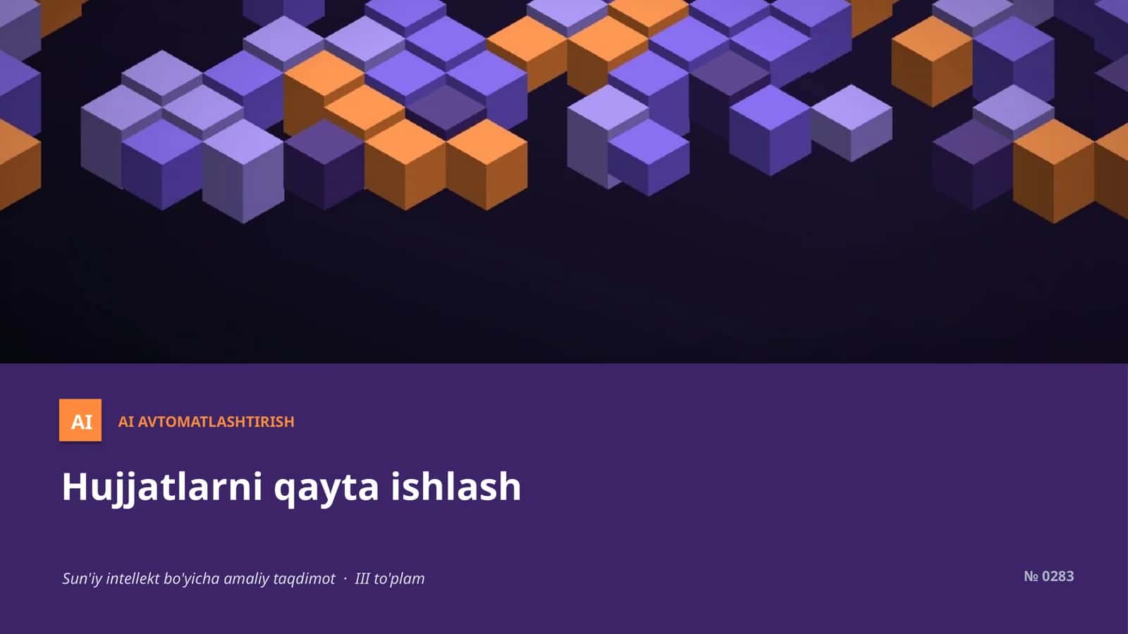 AI AVTOMATLASHTIRISH 1