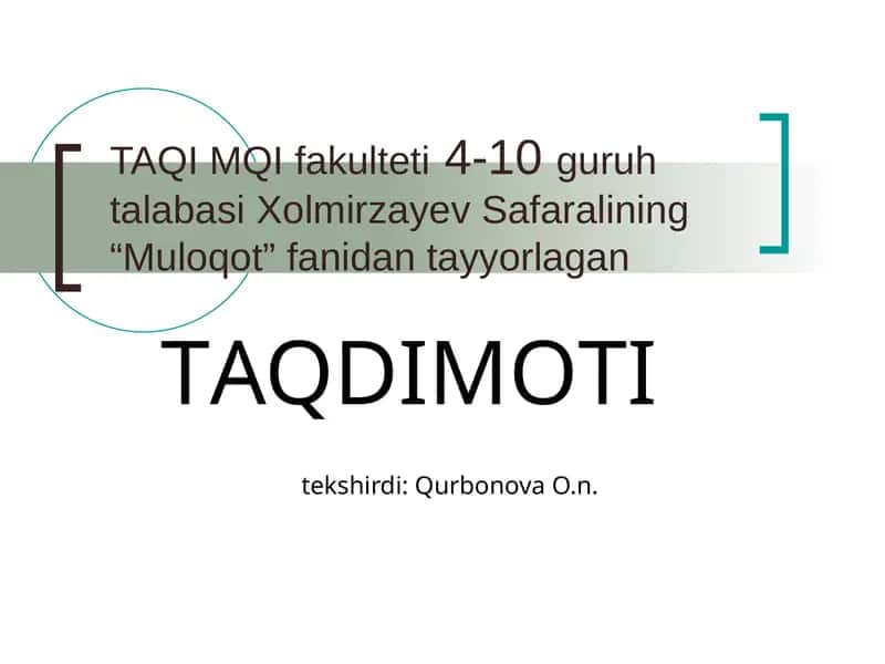 ALISHER NAVOIYNING HAYOTI VA IJODI 1