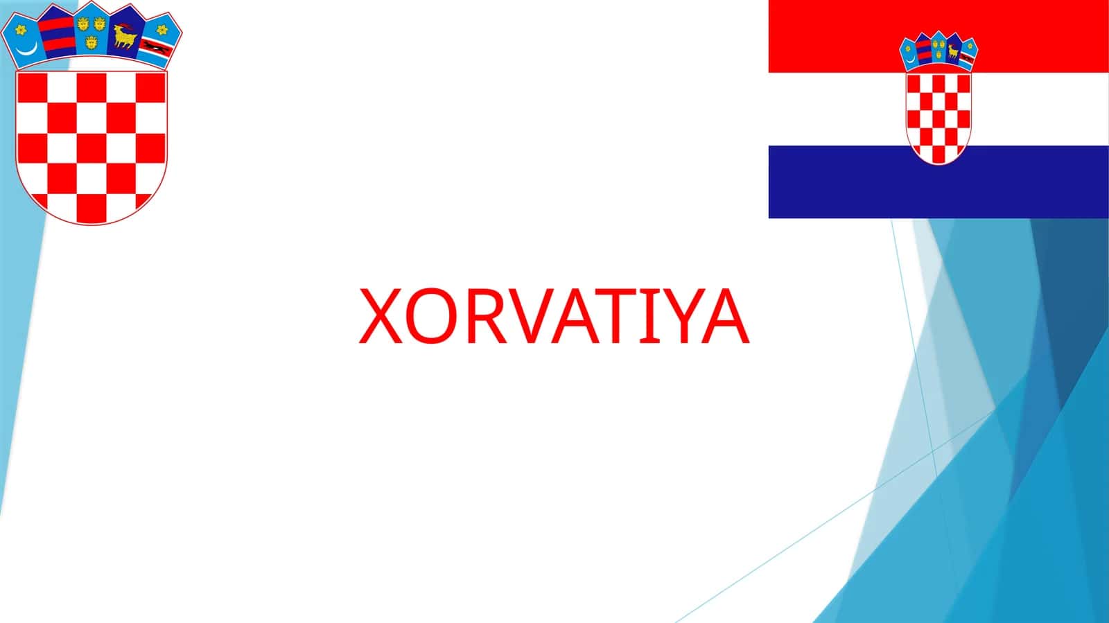 Xorvatiya davlati to'liq malumot 1