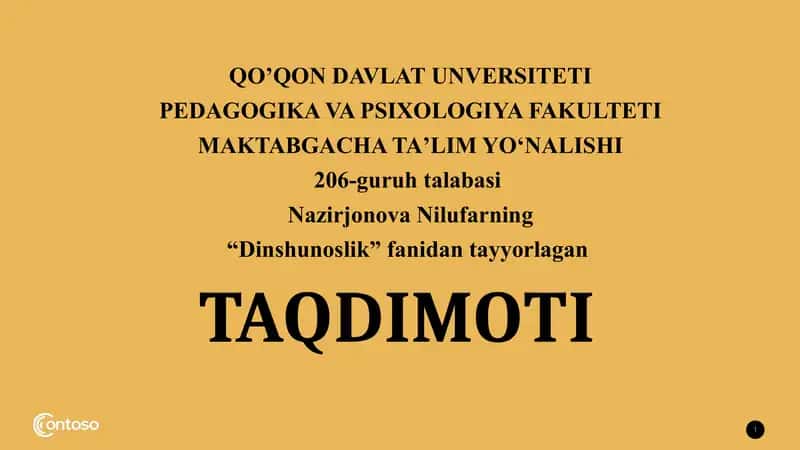 Islomning Markaziy Osiyoga tarqalishi 1