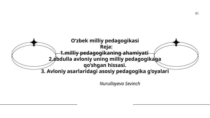 O’zbek milliy pedagogikasi 1