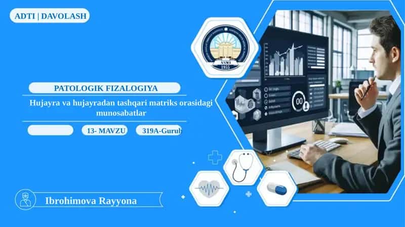 Hujayra  va Hujayradan  tashqi matriks orasidagi munosabatlar 1